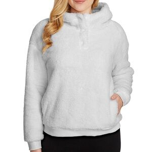 Lukka Soft White Fleece Hoodie